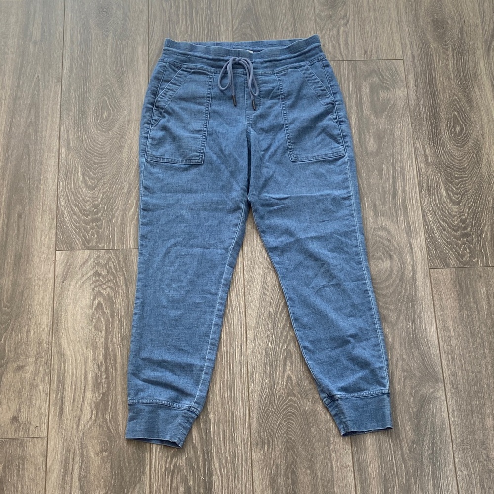 Level 99 - High Rise Soft Denim Joggers - Size XS